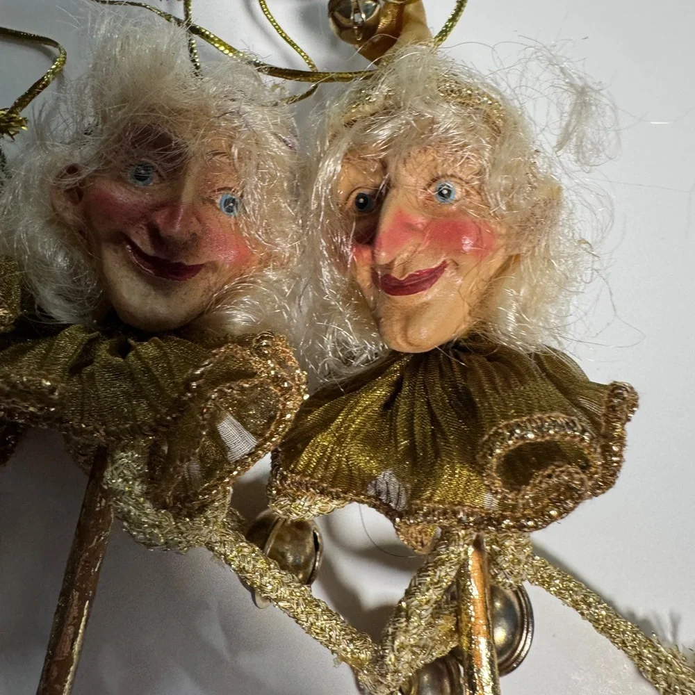 Possible Mark Roberts Vintage Elf‎ Stick Ornaments – Set of 4 – Ornaments